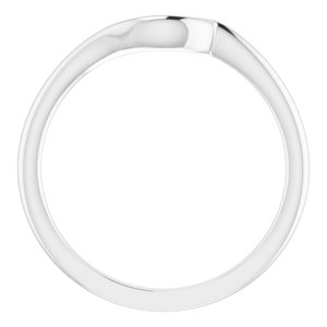14K White Matching Band