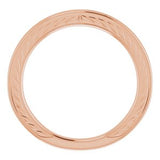 14K Rose Vintage-Inspired Band