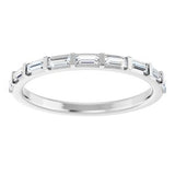 Platinum 1/4 CTW Natural Diamond Anniversary Band