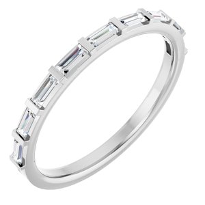 Platinum 1/4 CTW Natural Diamond Anniversary Band