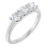 14K White 3/5 CTW Natural Diamond Anniversary Band