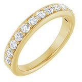14K Yellow 5/8 CTW Natural Diamond Anniversary Band