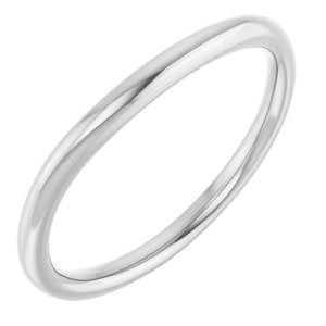 14K White Matching Band