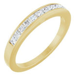 14K Yellow 1/3 CTW Natural Diamond Anniversary Band Size 6