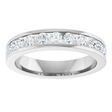 14K White 3/4 CTW Natural Diamond Anniversary Band