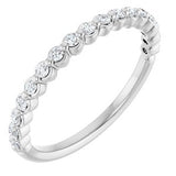 Platinum 1/4 CTW Natural Diamond Anniversary Band