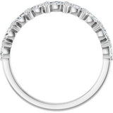 Platinum 1/3 CTW Natural Diamond Anniversary Band