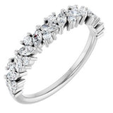 Platinum 3/8 CTW Natural Diamond Anniversary Band