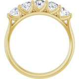 14K Yellow 1 CTW Natural Diamond Anniversary Band