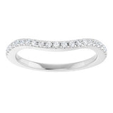 Platinum 1/5 CTW Natural Diamond Matching Band