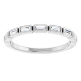 14K White 1/4 CTW Natural Diamond Anniversary Band