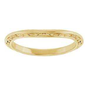 14K Yellow Matching Band