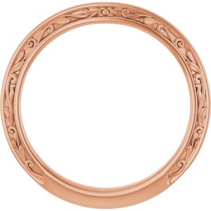 14K Rose Matching Band