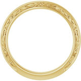 14K Yellow Matching Band