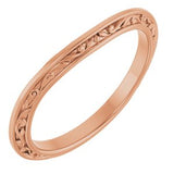 14K Rose Matching Band