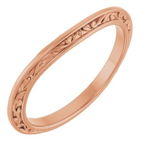 14K Rose Matching Band