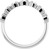 14K White 1/2 CTW Natural Diamond Anniversary Band