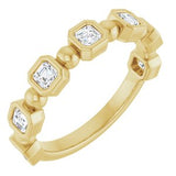 14K Yellow 3/4 CTW Natural Diamond Anniversary Band