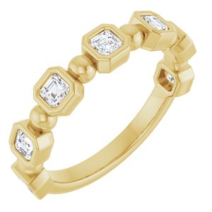 14K Yellow 3/4 CTW Natural Diamond Anniversary Band