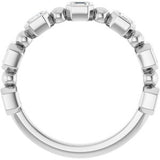 14K White 3/4 CTW Natural Diamond Anniversary Band