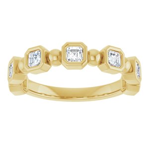 14K Yellow 3/4 CTW Natural Diamond Anniversary Band