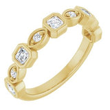 14K Yellow 1/2 CTW Natural Diamond Anniversary Band