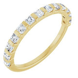 14K Yellow 5/8 CTW Natural Diamond Anniversary Band