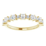 14K Yellow 3/4 CTW Natural Diamond Anniversary Band