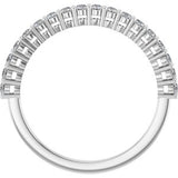14K White 1/3 CTW Natural Diamond Anniversary Band