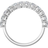 14K White 1 CTW Natural Diamond Anniversary Band
