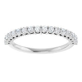 14K White 1/3 CTW Natural Diamond Anniversary Band