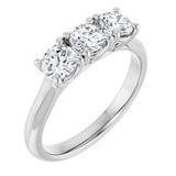 14K White 9/10 CTW Natural Diamond Anniversary Band