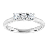 14K White 1/3 CTW Natural Diamond Anniversary Band