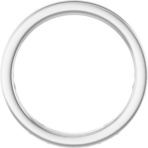 Platinum 3/8 CTW Natural Diamond Channel Set Anniversary Band