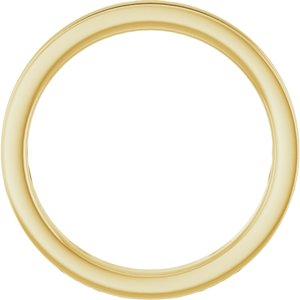 14K Yellow 3/8 CTW Natural Diamond Channel Set Anniversary Band
