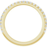 14K Yellow 1/3 CTW Natural Diamond Matching Band