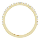 14K Yellow 1/5 CTW Natural Diamond Matching Band