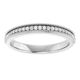14K White 1/2 CTW Natural Diamond Anniversay Band