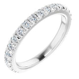 Platinum 5/8 CTW Diamond Matching Band
