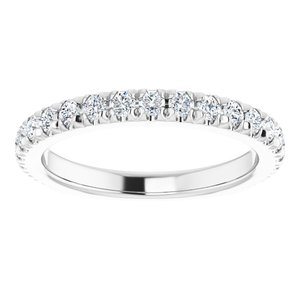 Platinum 5/8 CTW Diamond Matching Band