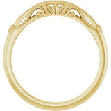 14K Yellow Sculptural-Inspired Band