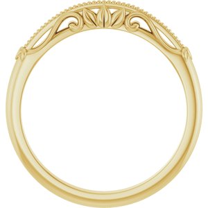 14K Yellow Sculptural-Inspired Band