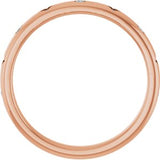 14K Rose .08 CTW Natural Diamond Anniversary Band