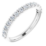 Platinum 3/8 CTW Diamond Band