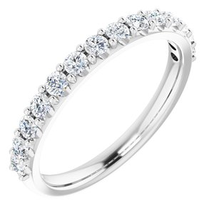 Platinum 3/8 CTW Diamond Band