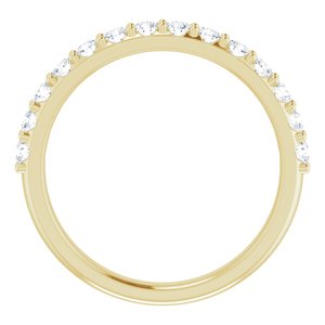 14K Yellow 3/8 CTW Diamond Band