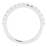 Platinum 3/8 CTW Diamond Band