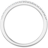 14K White 1/5 CTW Natural Diamond French Set Band