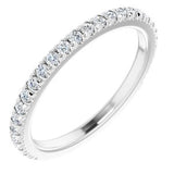 Platinum 1/3 CTW Diamond Matching Band