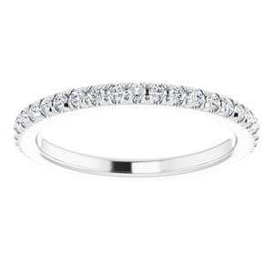 Platinum 1/3 CTW Diamond Matching Band